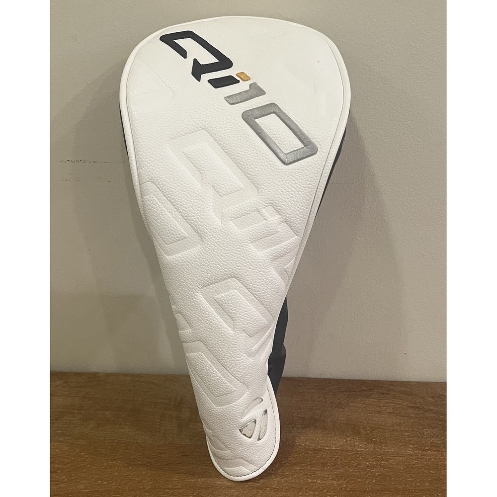TaylorMade Qi10 Driver Golf Headcover White Navy Blue OEM Head Cover